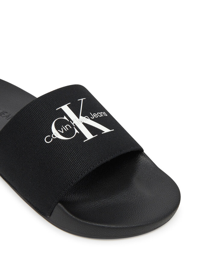Calvin Klein Jeans Šľapky Calvin Klein Jeans Slide Monogram Cv YM0YM01271 Čierna