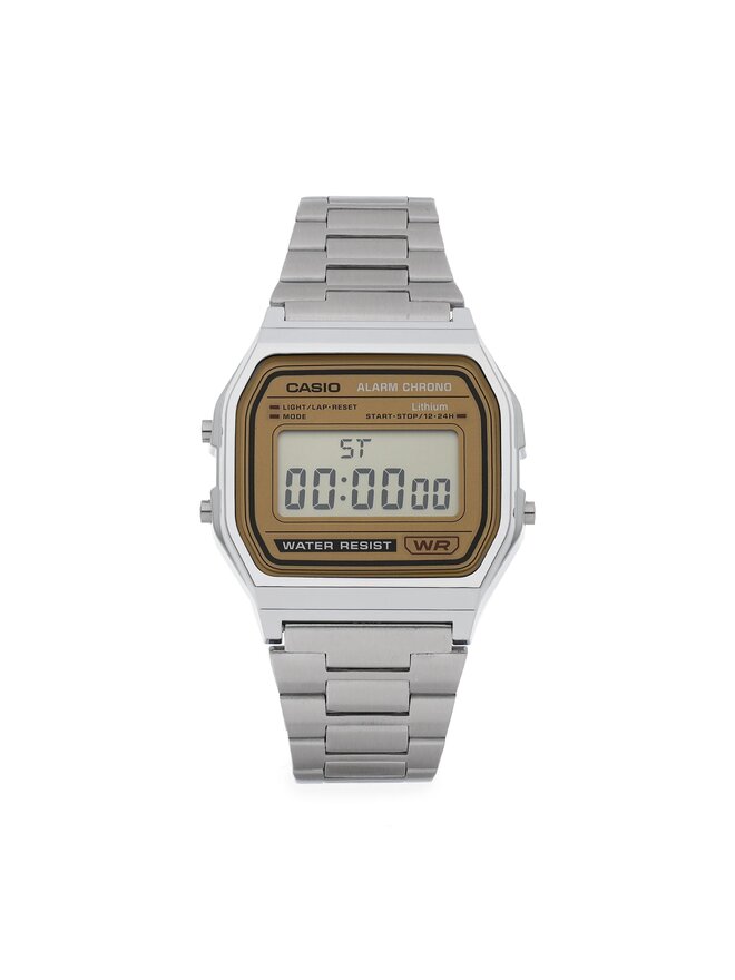Casio Zegarek Casio Vintage A158WEA-9EF Srebrny