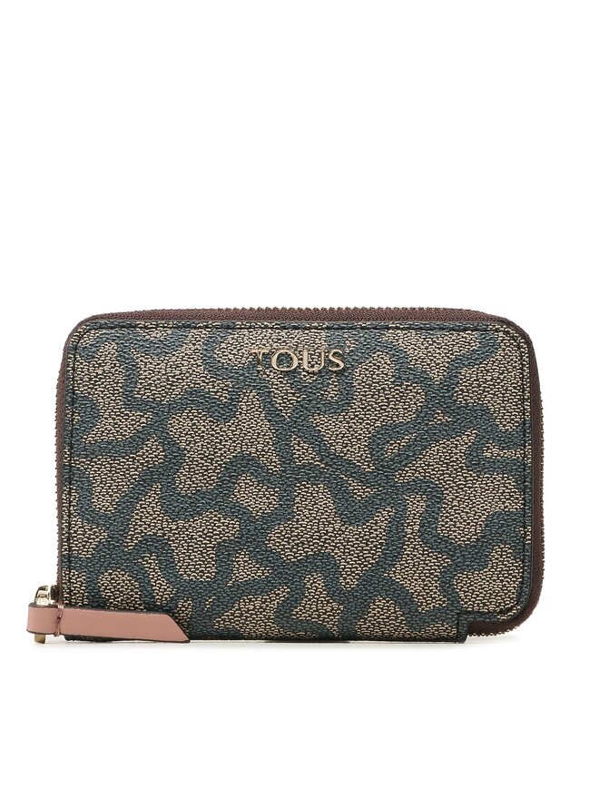 Cartera grande para mujer TOUS Billetera S. K Icon 2001503460 Marron zapatos.es