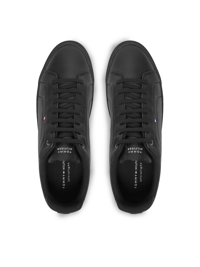Tommy Hilfiger Superge Tommy Hilfiger Icon Court Light Ess FM0FM05678 Črna