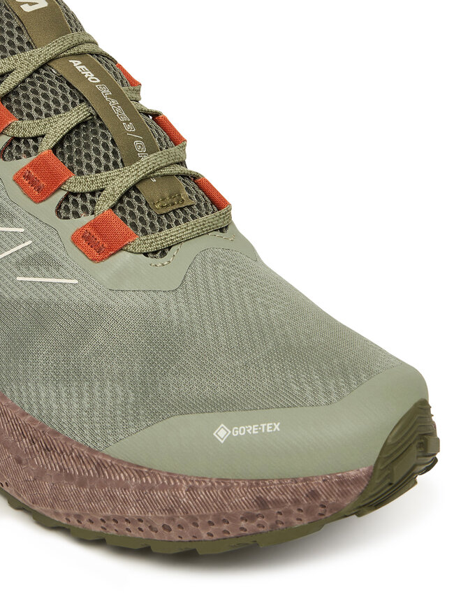 Salomon Взуття для бігу Salomon Aero Blaze 3 Grvl GORE-TEX L47978500 Зелений