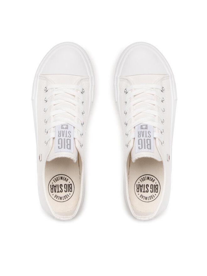 Big Star Shoes Plátěnky Big Star Shoes V274869 Bílá