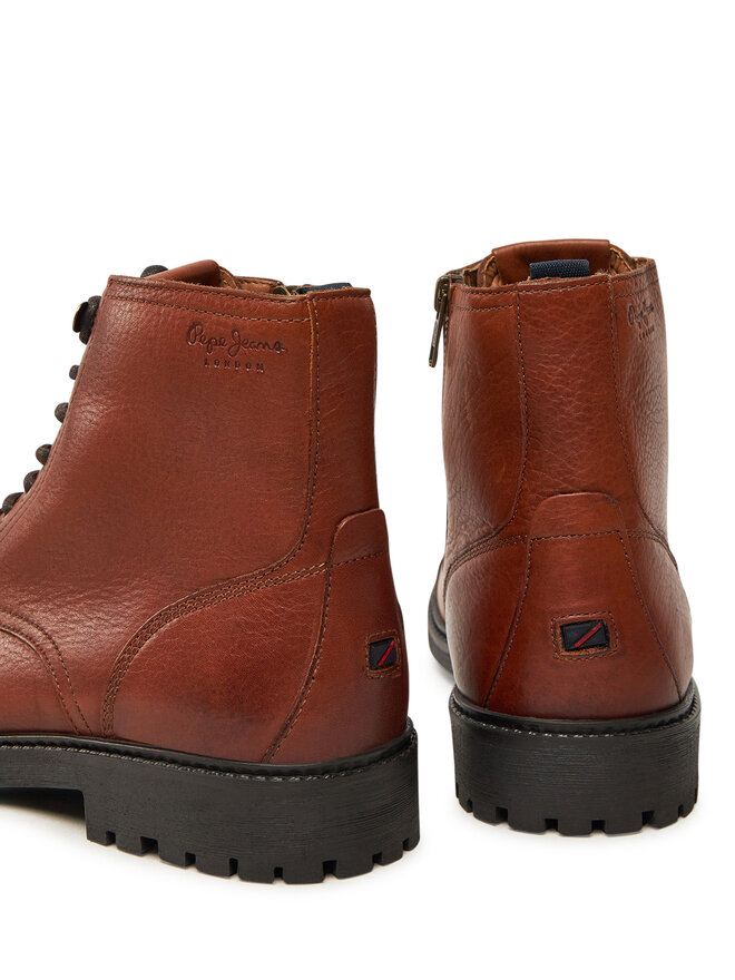 Pepe Jeans Gležnjarji Pepe Jeans Free Land PMS50245 Rjava