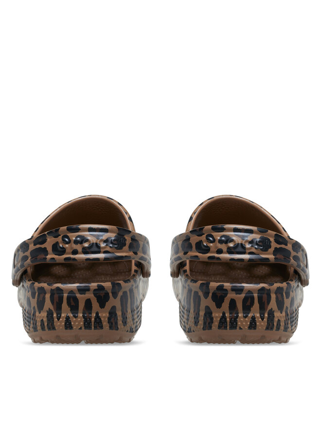Crocs Pantoletten Crocs Classic Animal Clog 211800 Braun