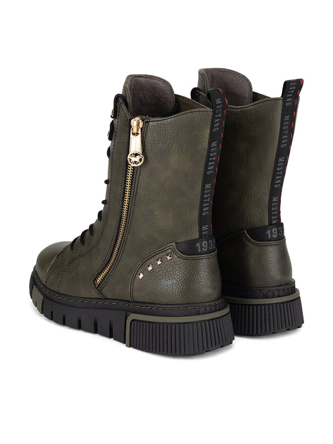 Mustang Schnürschuhe Mustang 1502-502 Khakifarben