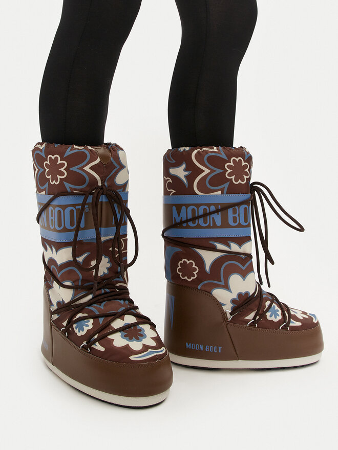 Moon Boot Škornji za sneg Moon Boot Mb Icon Flower 80D1402940 Rjava