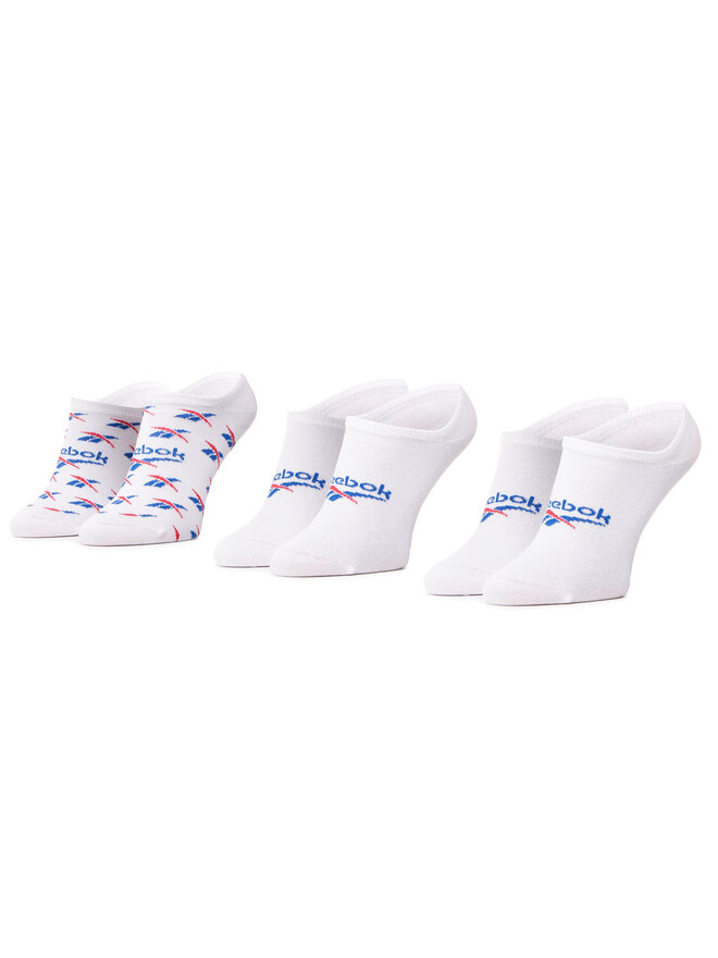 3er Set Unisex Sneakersocken Reebok Cl Fo Invisible Sock 3P GG6680 WeiB eschuhe