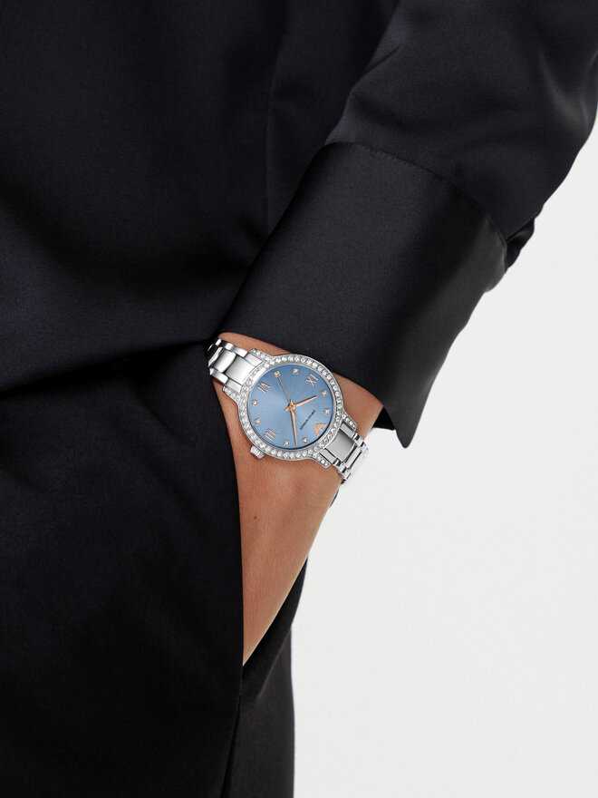 Emporio Armani Uhr Emporio Armani Cleo AR11585 Silberfarben