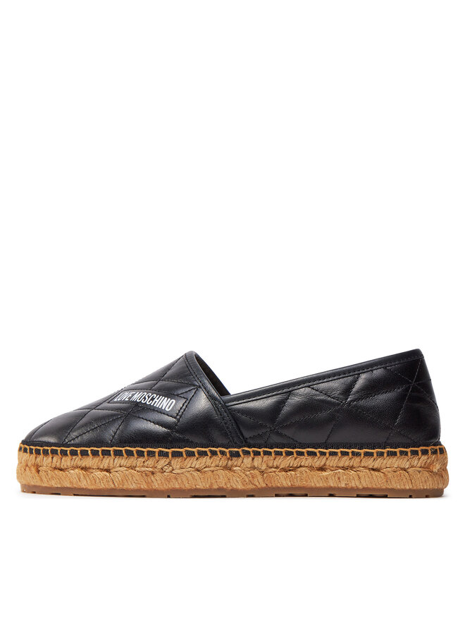 LOVE MOSCHINO Espadryle LOVE MOSCHINO JA10582G0IIE0000 Czarny