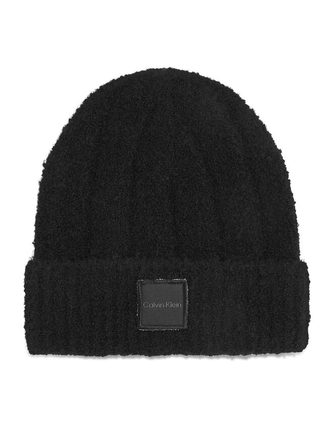 Calvin Klein Čepice Calvin Klein Modern Patch Chunky K60K612596 Černá