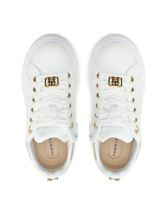 Tommy Hilfiger Снікерcи Tommy Hilfiger Low Cut Lace-Up Sneaker T3A9-33743-1355 M Білий