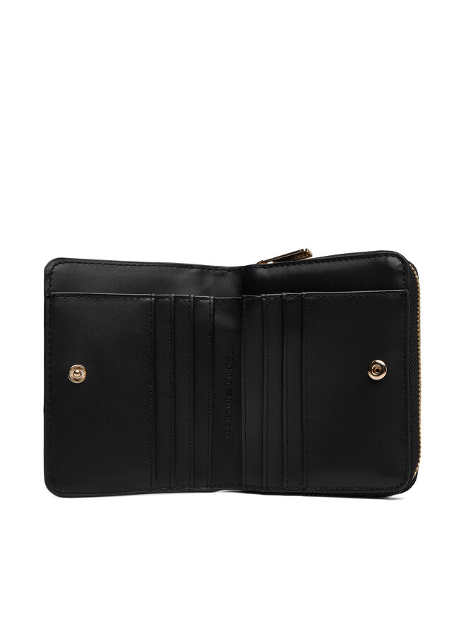 Tommy Hilfiger Geldbörse Tommy Hilfiger Th Modern Med Za W/Flap AW0AW18932 Schwarz