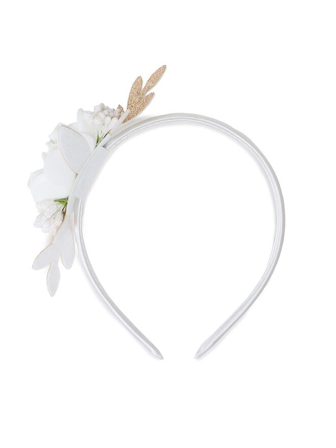 Nelli Blu Diadema para el pelo Nelli Blu 4WE-009-SS23 Blanco