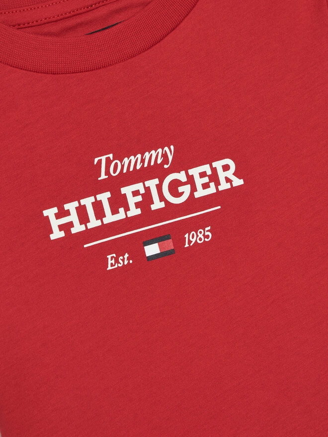 Tommy Hilfiger Tommy Hilfiger Majica KB0KB09356 M Rdeča Regular Fit