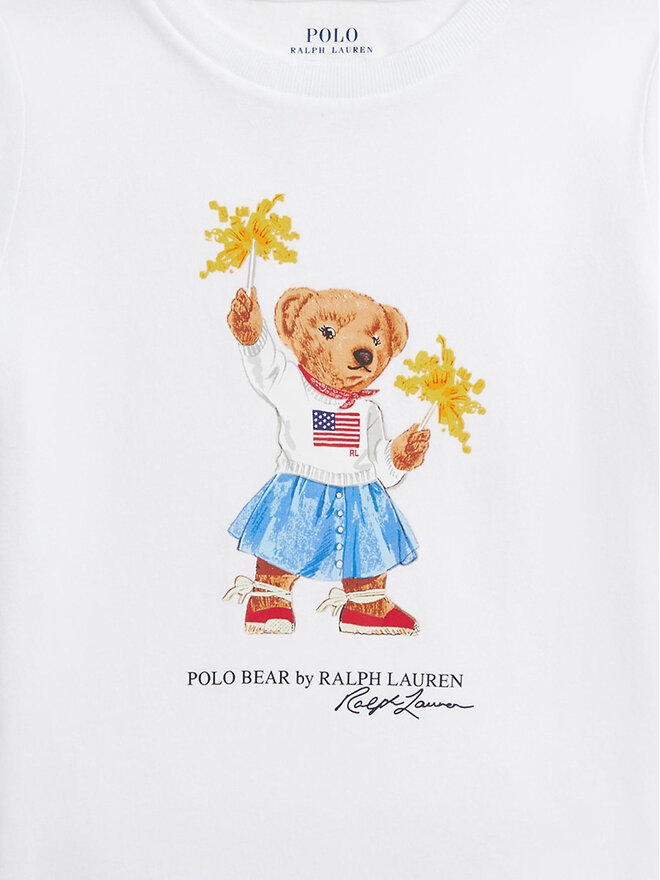 Polo Ralph Lauren Polo Ralph Lauren T-shirt 312942856001 Bijela Regular Fit