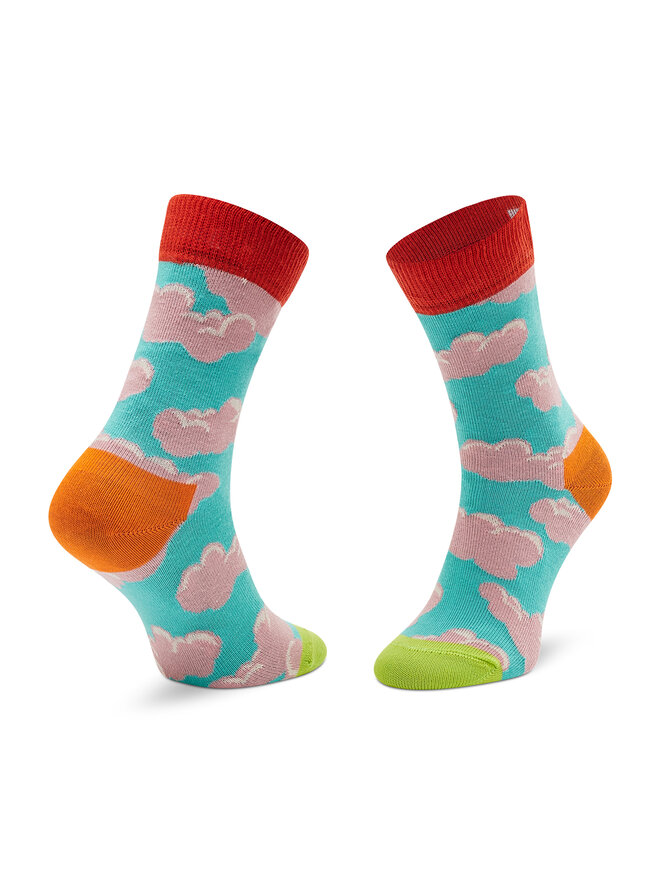Happy Socks Set di 2 paia di calzini lunghi da bambini Happy Socks KCLO02-6300 Multicolore