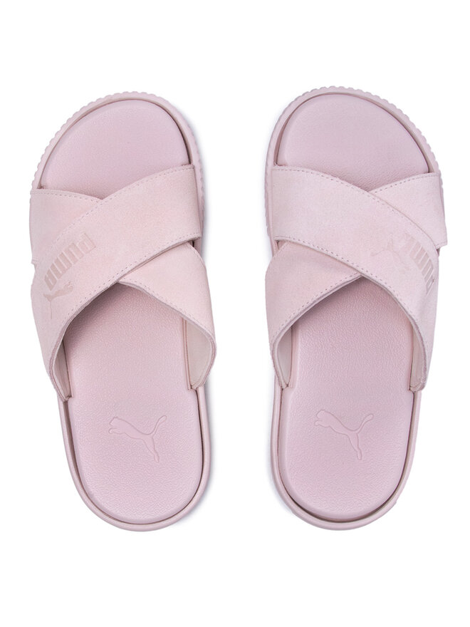 Ciabatte Puma Platform Slide Suede 375105 04 Rosa escarpe