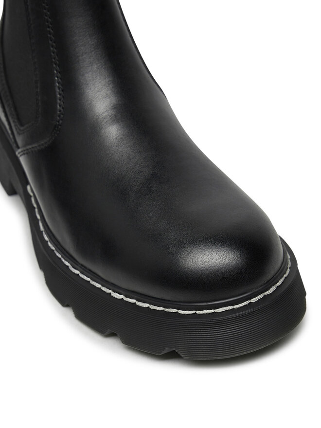 KARL LAGERFELD Kotníková obuv s elastickým prvkem KARL LAGERFELD KL40460 Černá