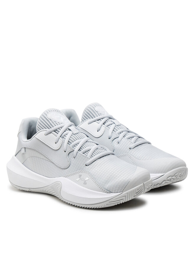 Under Armour Basketbalové boty Under Armour Ua Lockdown 7 Low 3027646-101 Šedá