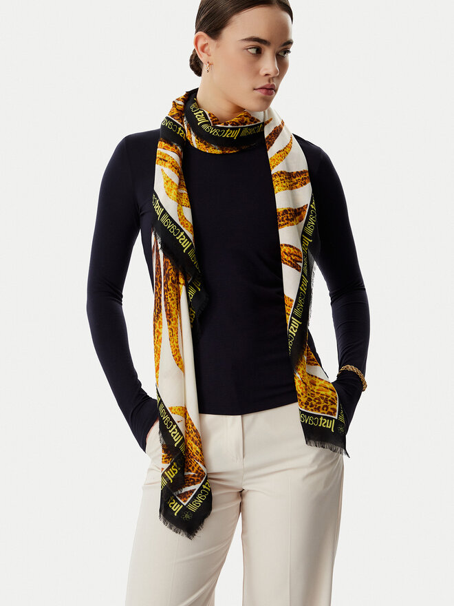Just Cavalli Хустка Just Cavalli 80RA2H04 ZG322 Кольоровий