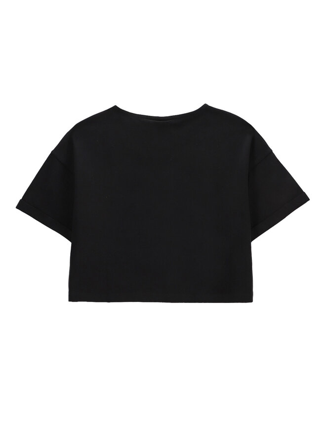 Coccodrillo Coccodrillo Majica WC5143207IGJ Črna Relaxed Fit
