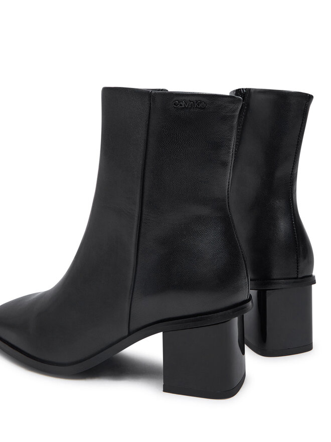 Calvin Klein Īsie zābaki Calvin Klein HW0HW02320 Melns