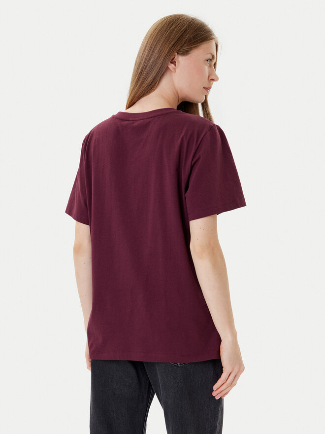TWINSET TWINSET Camiseta 252TP2057 Guinda/burdeos Loose Fit