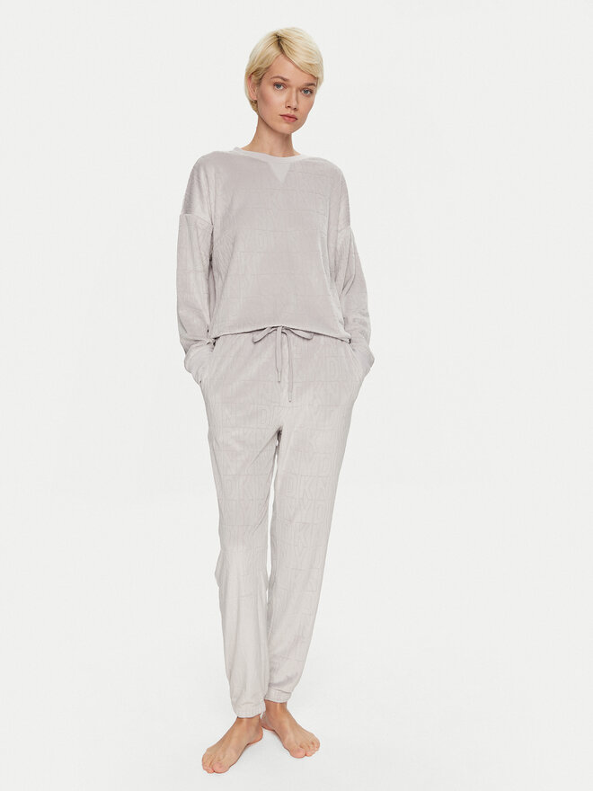 DKNY DKNY Pyjama YI90034 Grau Relaxed Fit