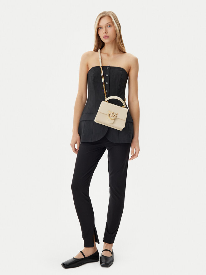 PINKO Сумка PINKO Love One Top Handle Mini Light PE 25 PLTT 100071 A1UV Écru