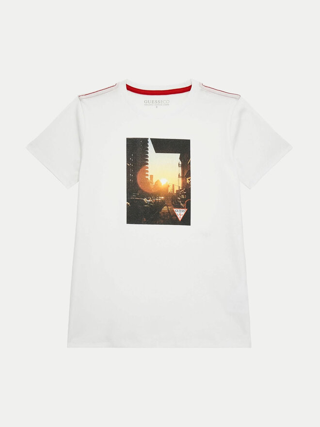 Guess Guess Camiseta L4YI12 K8HM4 Blanco Regular Fit