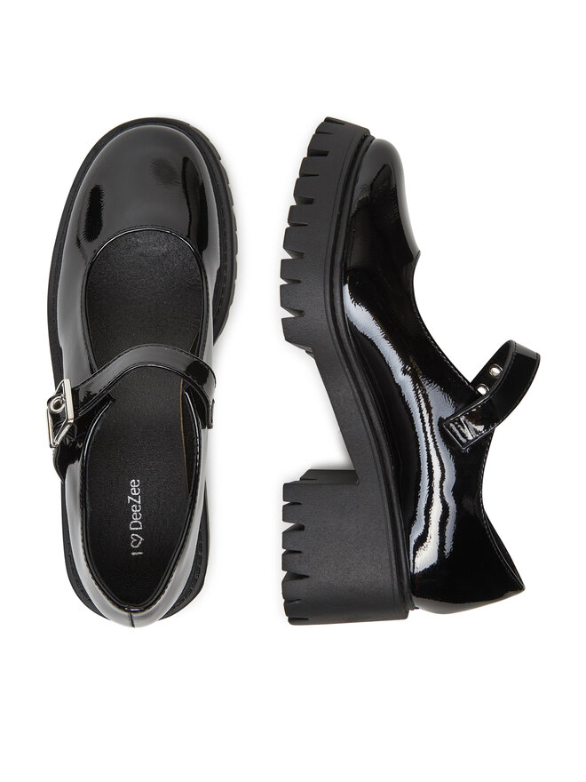 DeeZee Półbuty DeeZee 8-508-2 Czarny