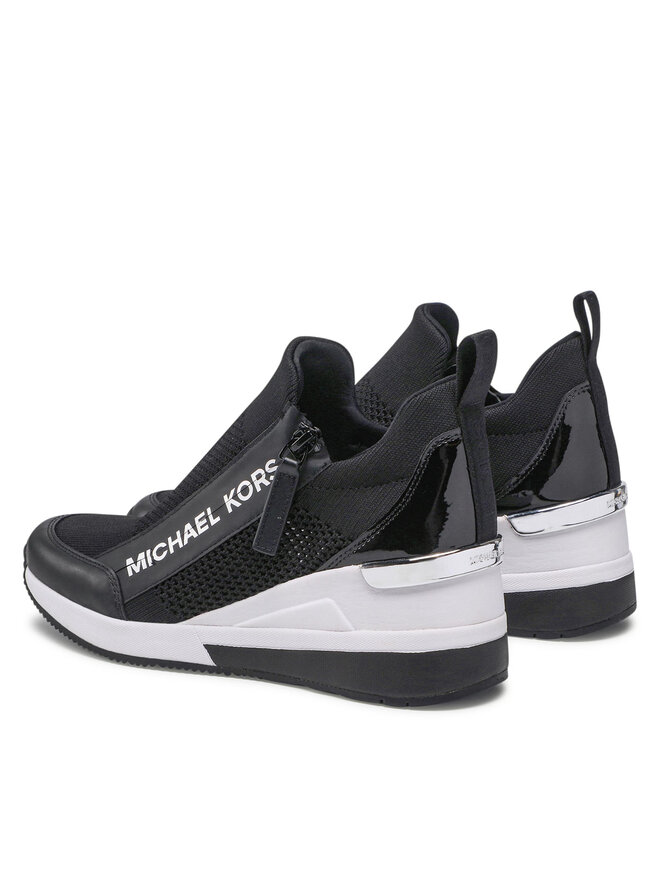 MICHAEL Michael Kors Αθλητικά MICHAEL Michael Kors Willis Wedge Trainer 43S2WIFS1D Μαύρο