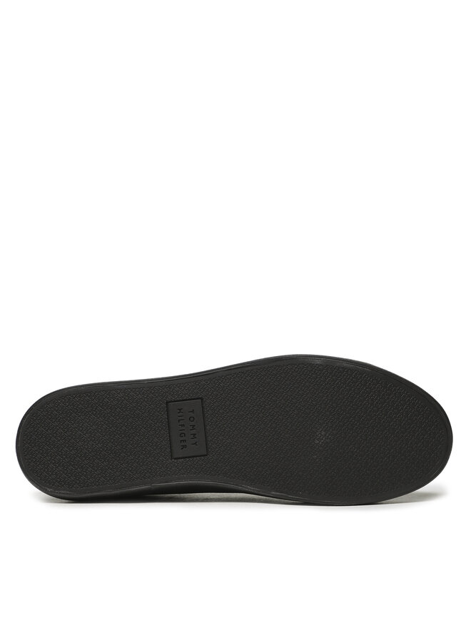 Tommy Hilfiger Teniși Tommy Hilfiger Th Hi Vulc Core Low Canvas FM0FM04737 Negru