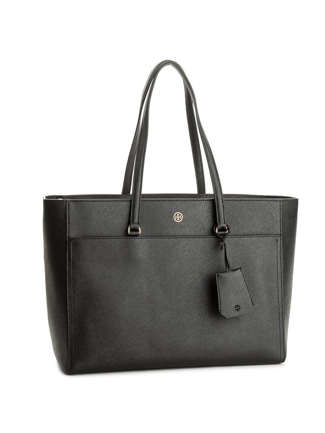 Tory burch black robinson tote 2025