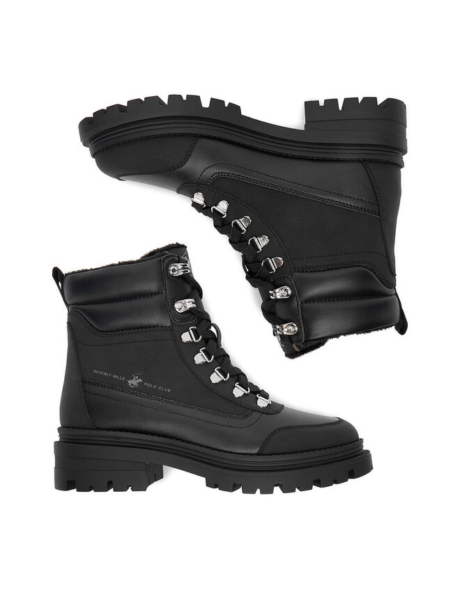 Beverly Hills Polo Club Schnürstiefeletten Beverly Hills Polo Club CEO-HY62070-7 Schwarz
