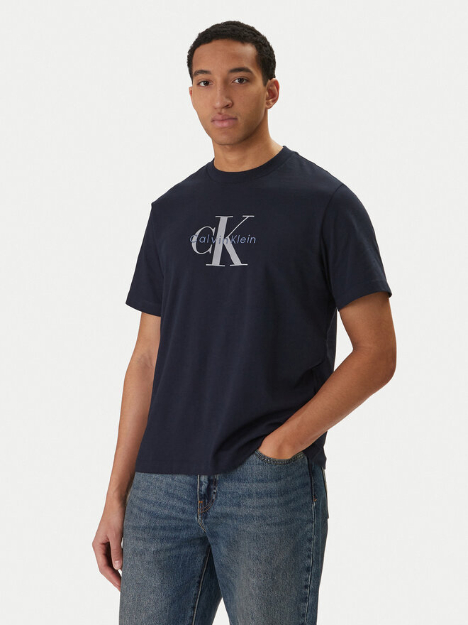 Calvin Klein Jeans Calvin Klein Jeans T-Shirt Hero Monologo LV04RB862G Dunkelblau Regular Fit
