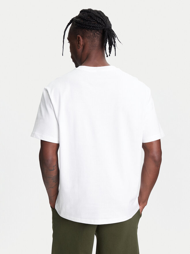 United Colors Of Benetton United Colors Of Benetton Camiseta 3MI6U109O Blanco Oversize