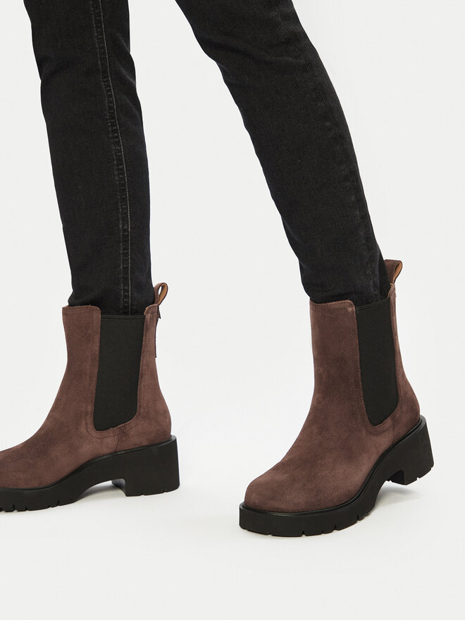 Camper Gležnjarji Chelsea Camper Milah K400575-018 Rjava