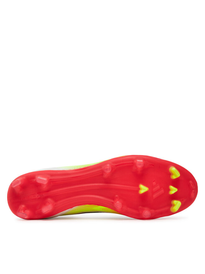adidas Buty do piłki nożnej adidas F50 League Mid Firm/Multi-Ground JI0434 Biały