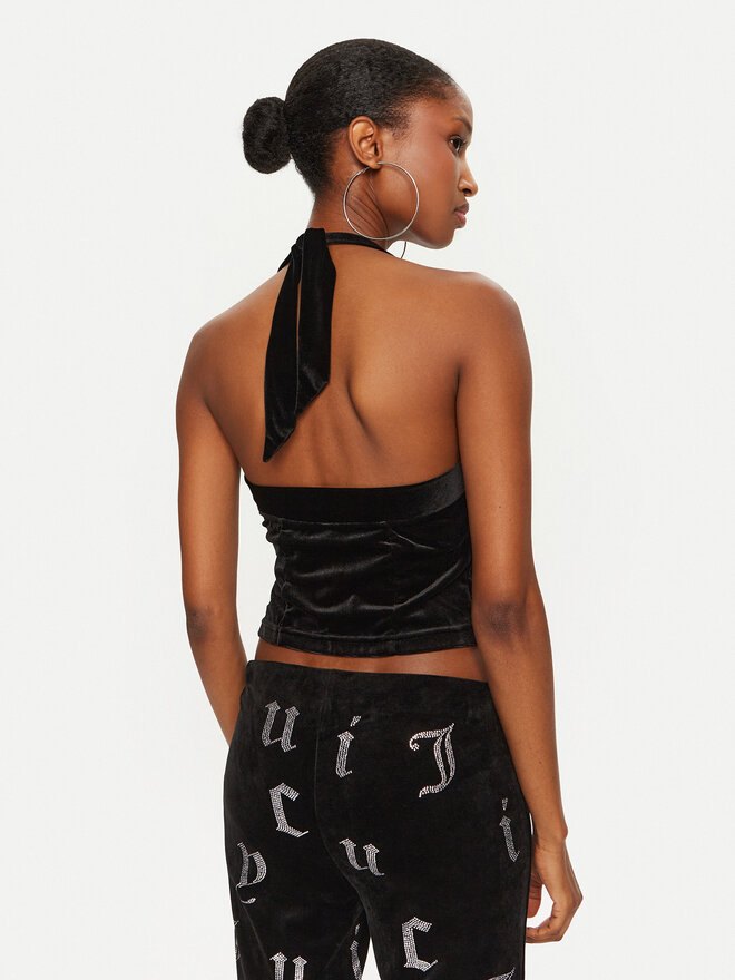 Juicy Couture Juicy Couture Marškinėliai Diane JCBCT224834 Juoda Slim Fit