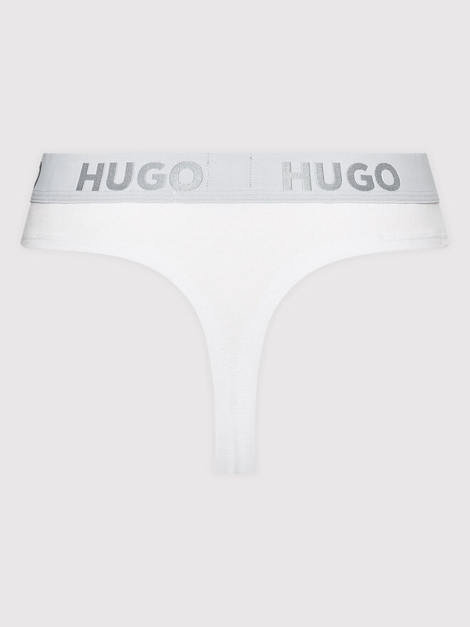 HUGO HUGO Tangas Thong Sporty Logo 50469651 Blanco