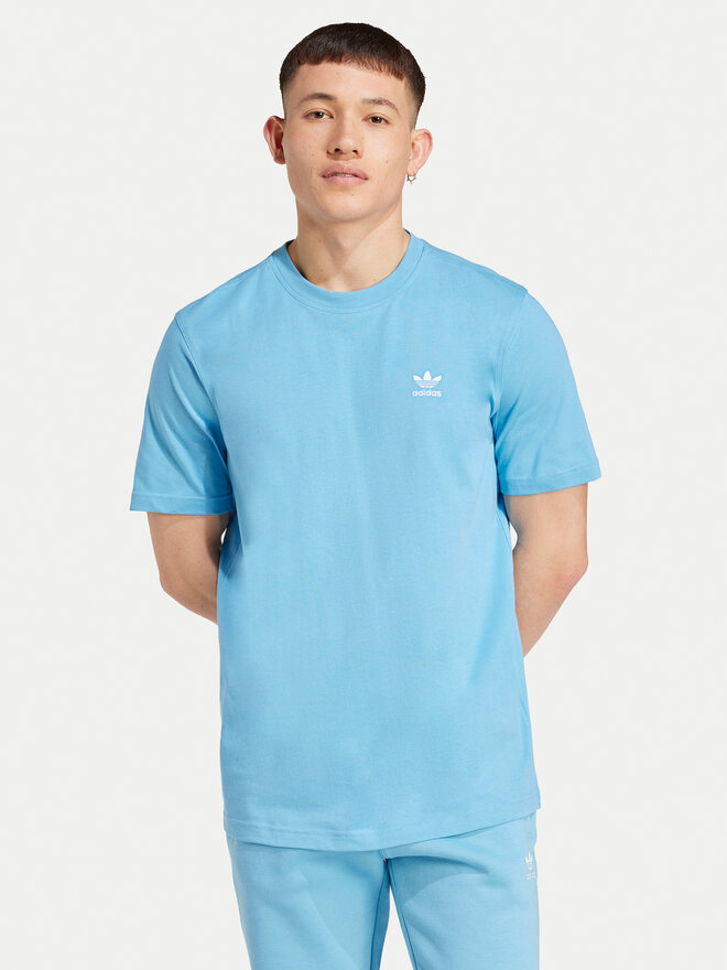 adidas adidas Marškinėliai Trefoil Essentials IZ2099 Žydra Regular Fit