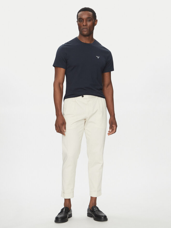 Barbour Barbour T-Shirt Tartan MTS0670NY31 Dunkelblau Tailored Fit
