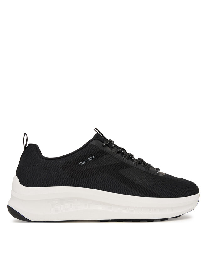 Calvin Klein Sneakers Calvin Klein Andrea - Chunky Ck Stripe Runner Trainers HM0HM02158 Schwarz