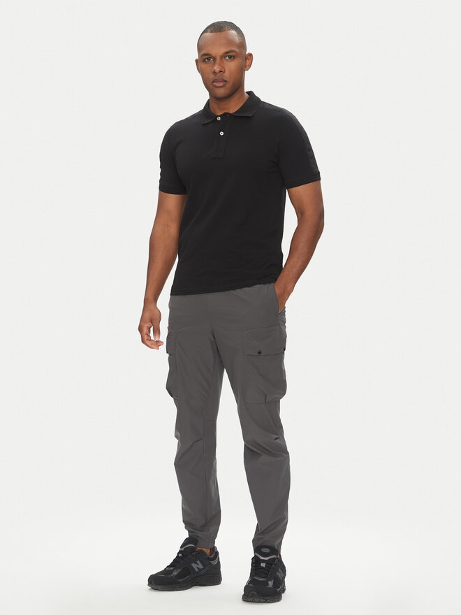 Parajumpers Parajumpers Polo Space 25SMPMPOXF06 Μαύρο Regular Fit