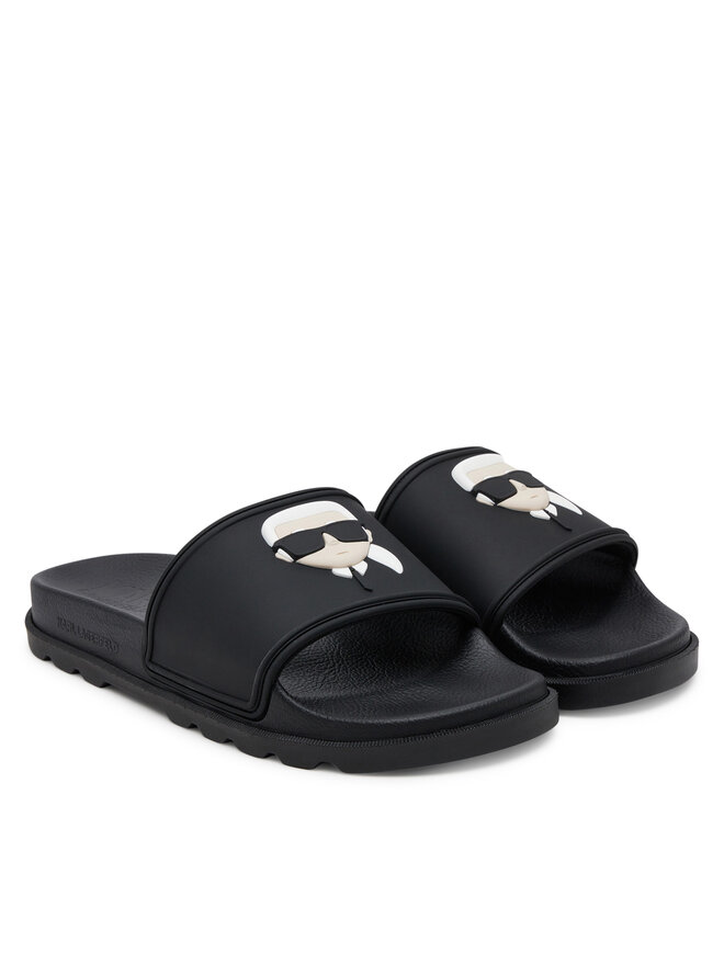 KARL LAGERFELD Şlapi KARL LAGERFELD Kondo Tred KL70905 Negru