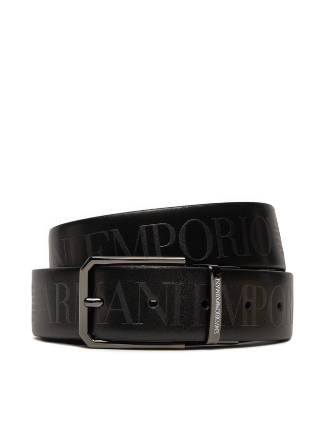 Emporio Armani Cintura da uomo Emporio Armani Y4S653 YQ95I 80001 Nero