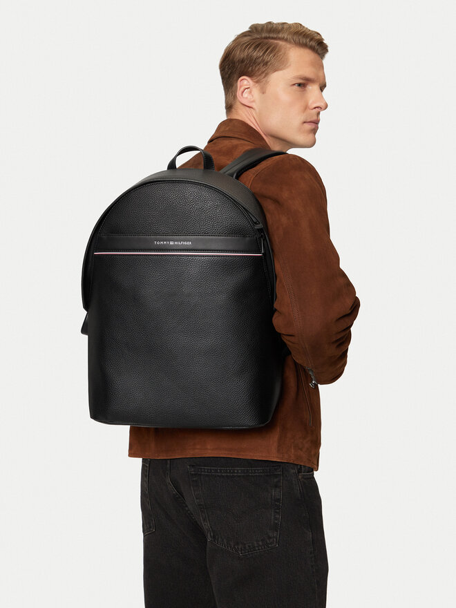 Rucksack Tommy Hilfiger Th Corp Dome Backpack AM0AM13070 Schwarz eschuhe