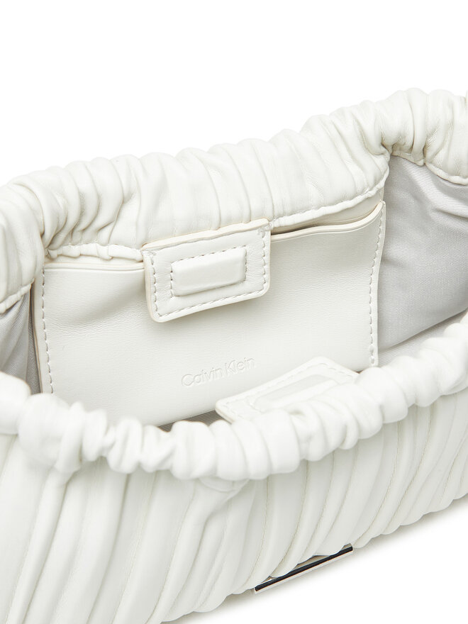 Calvin Klein Сумка Calvin Klein Drawstring Plisse Conv Mini Cb P LV04F3077G Білий