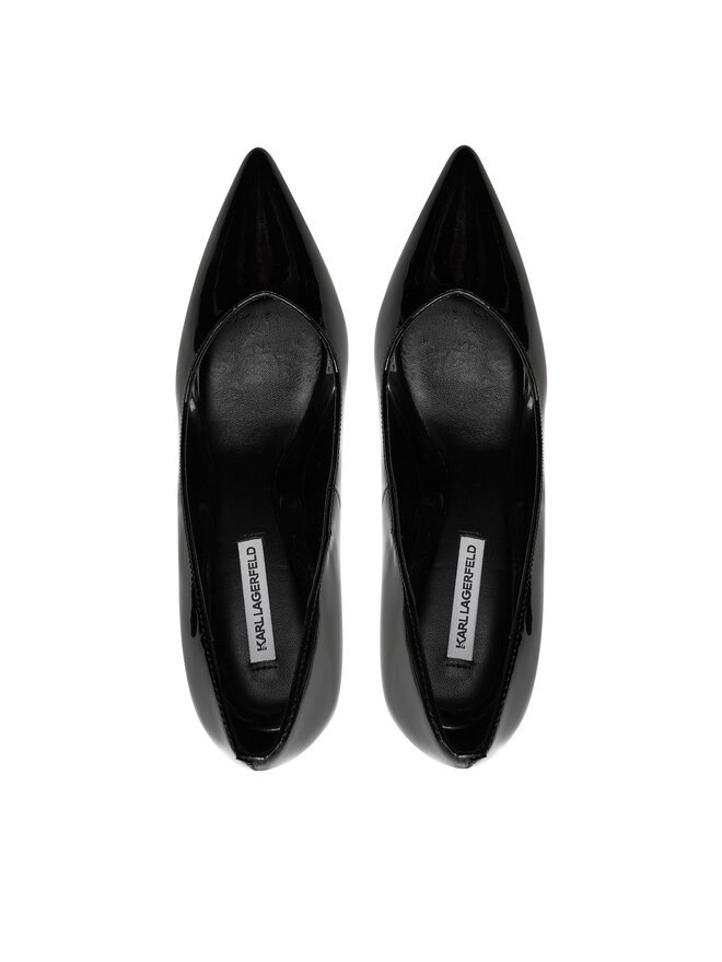 KARL LAGERFELD Pantofi pumps KARL LAGERFELD Premiere 90 KL33514 Negru